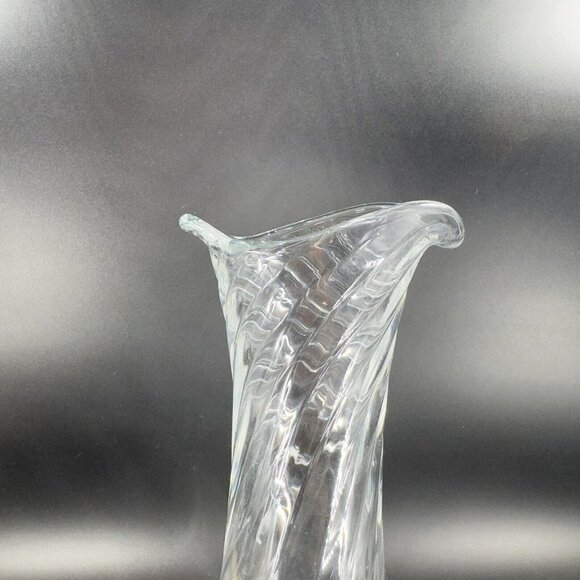 Orrefors Helena Optic Carafe Decanter Pitcher Clear Swirl Manganese 365nm UV - Picture 11 of 16